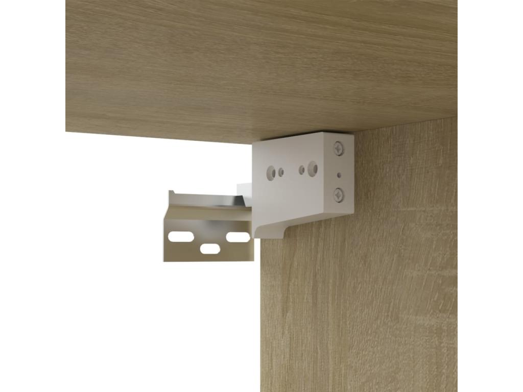 80 x 30 x 30 cm TV Stand Wood Brown