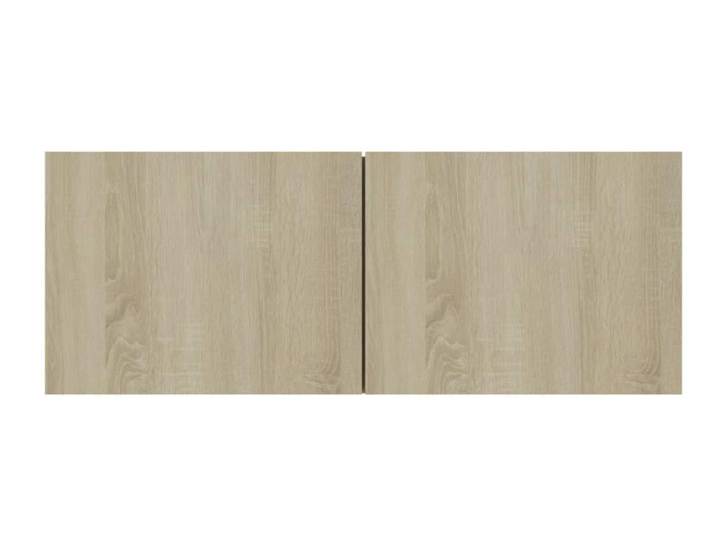 80 x 30 x 30 cm TV Stand Wood Brown