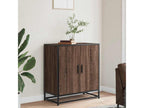 68 x 35 x 76 cm Sideboard Wood Metal Brown