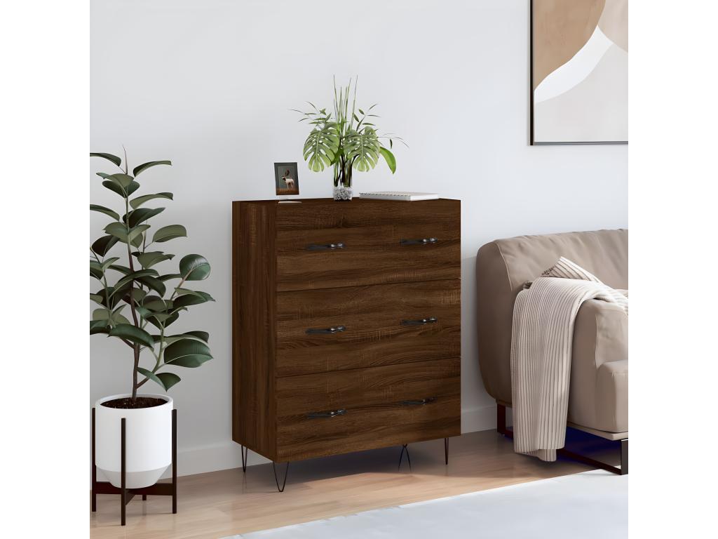 69.5 x 34 x 90 cm Sideboard Wood Brown