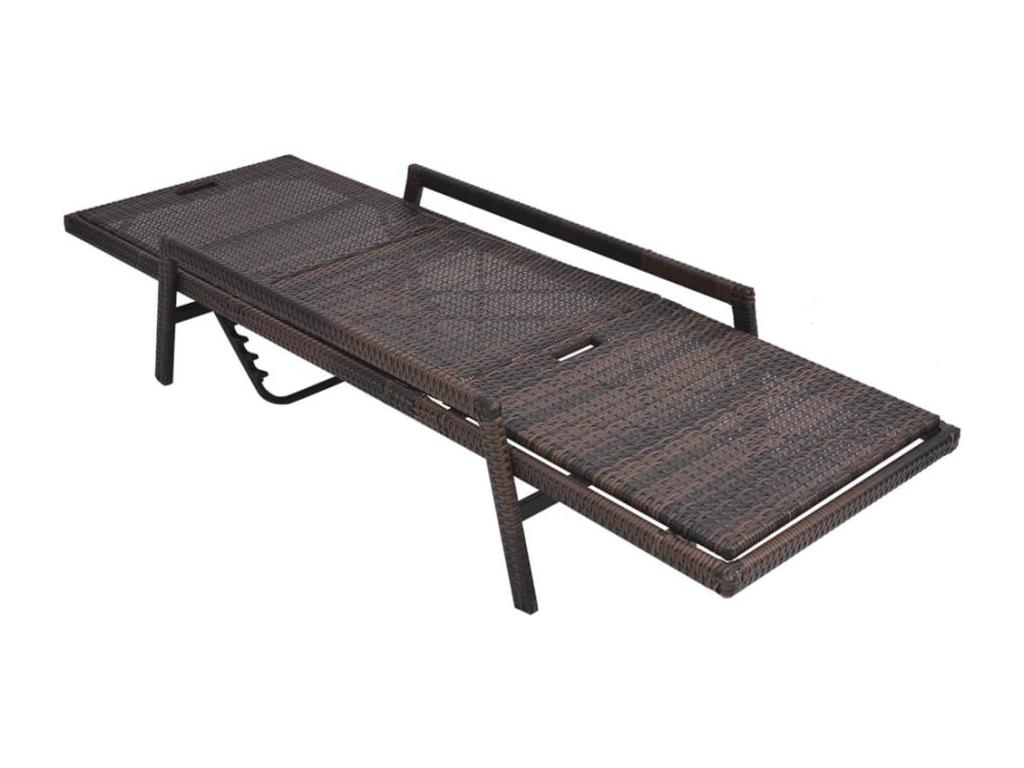 196 x 71 x 39 cm Chair Resin Brown