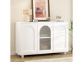 120 x 40 x 78.5 cm Sideboard 3-door Wood White