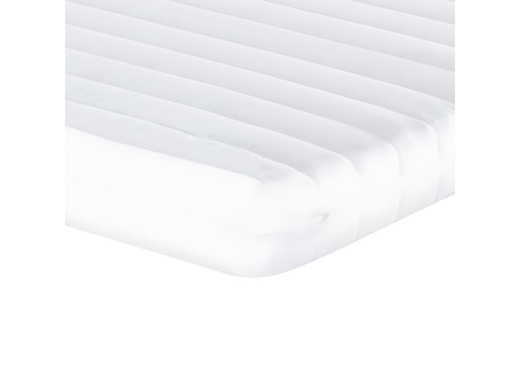 80 x 200 cm Bed Wood Fabric Taupe