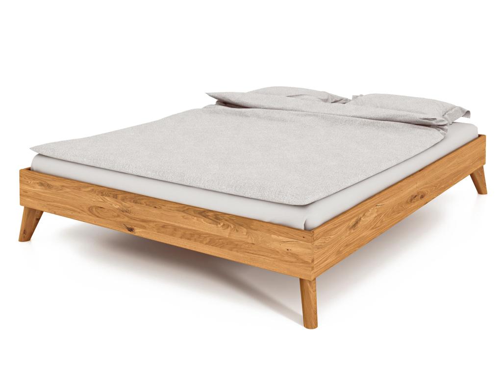 100 x 200 cm Bed Frame Light Natural