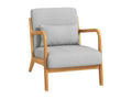 Armchair Wood Gray
