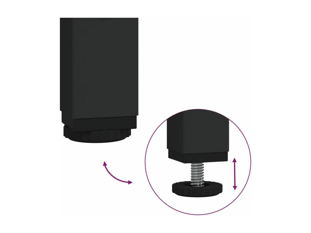 100 x 50 x 40 cm Home Item Wood Black