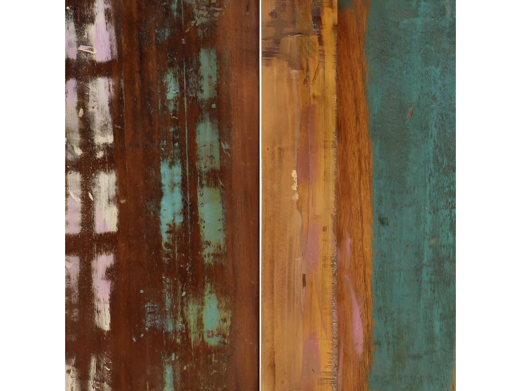 140 x 70 x 75 cm Dining Table Wood Multicolor