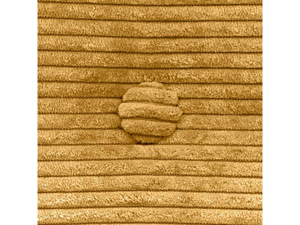 105 x 115 cm Bed Velvet Yellow