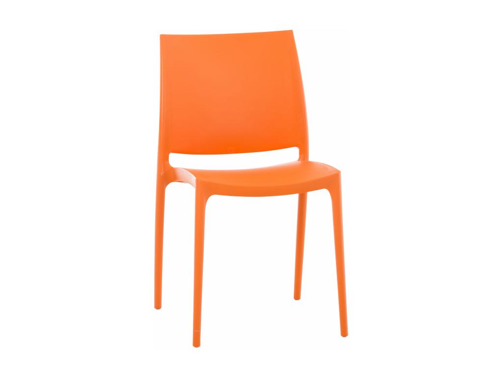 44 x 50 x 81 cm Chair Set of 2 Orange