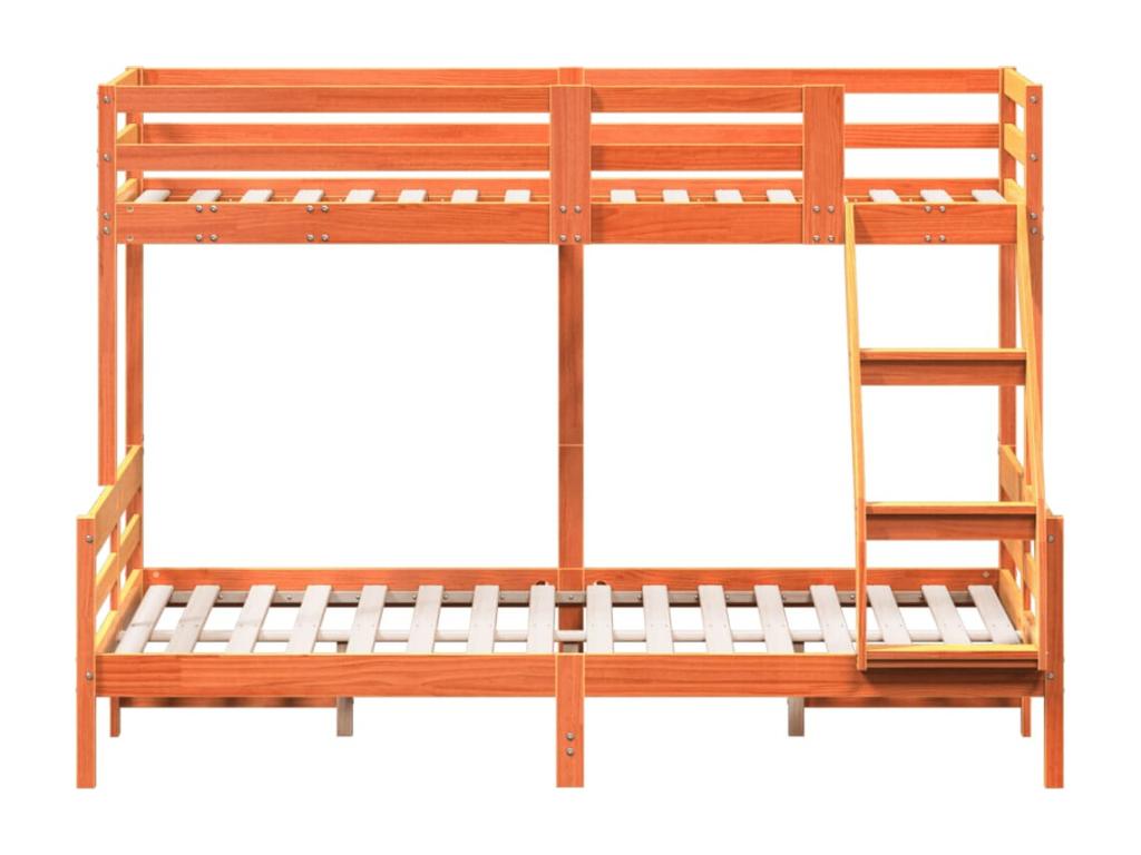 80 x 200 cm Bed Wood Brown