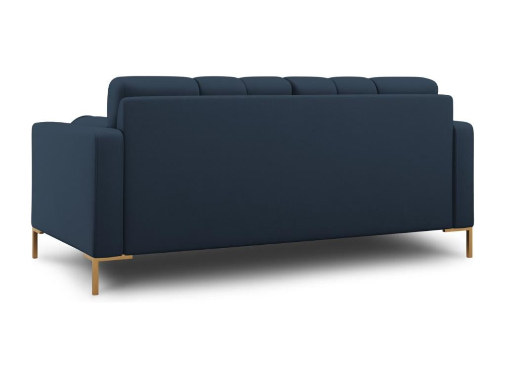 152 x 92 x 75 cm Sofa Fabric Metal Blue