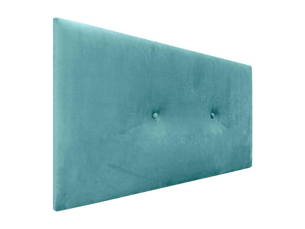 80 x 50 cm Bed Velvet Blue