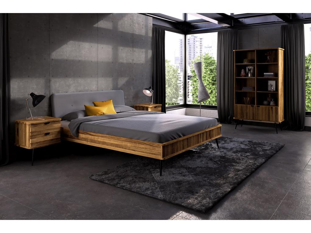 100 x 200 cm Bed Light Natural