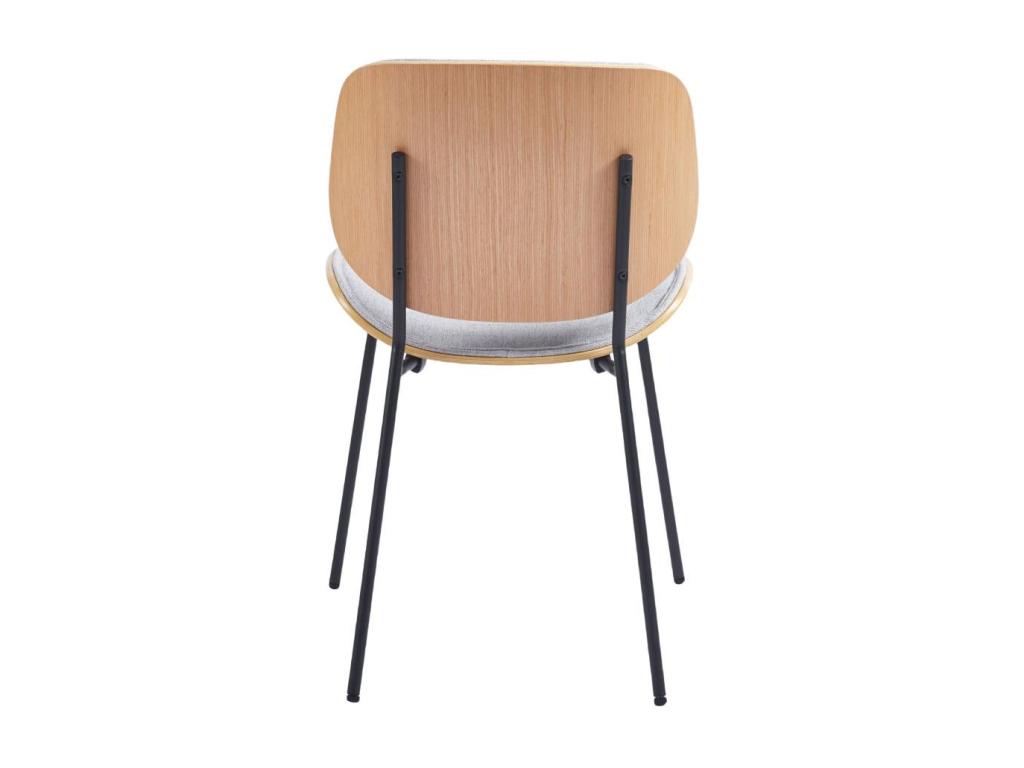 48 x 54 x 80 cm Chair Set of 2 Light Gray