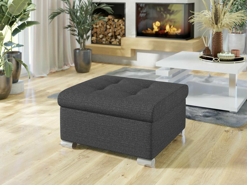 41 x 68 x 70 cm Ottoman Gray