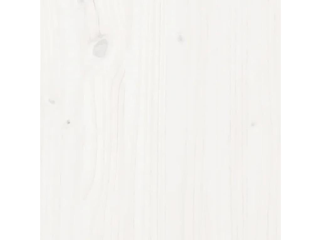 90 x 200 cm Bed Frame Wood White