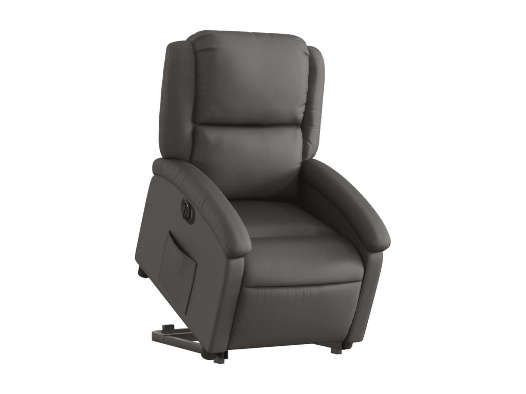 71 x 86 x 99 cm Recliner Leather Gray