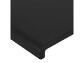 93 x 16 x 128 cm Bed Faux Leather Leather Black