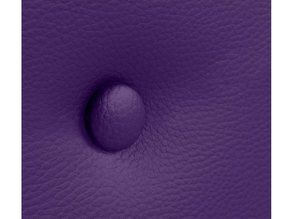 95 x 105 cm Bed Wood Faux Leather Parme