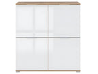 104 x 41 x 106 cm Sideboard 4-door Wood Light Natural