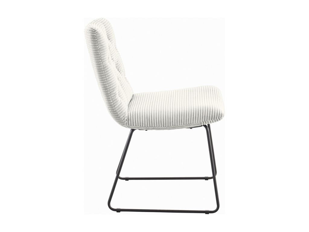 52 x 66 x 87 cm Chair Velvet White