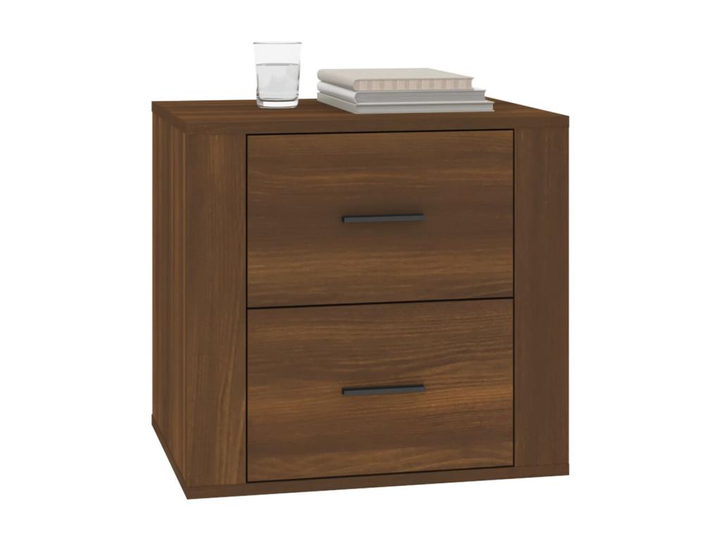 50 x 39 x 47 cm Nightstand Wood Brown