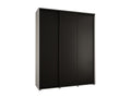 200 x 60 x 235 cm Wardrobe 3-door Wood White