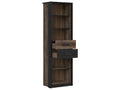 60 x 41 x 195 cm Bookshelf Wood Black