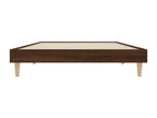 90 x 200 cm Bed Frame Wood Brown