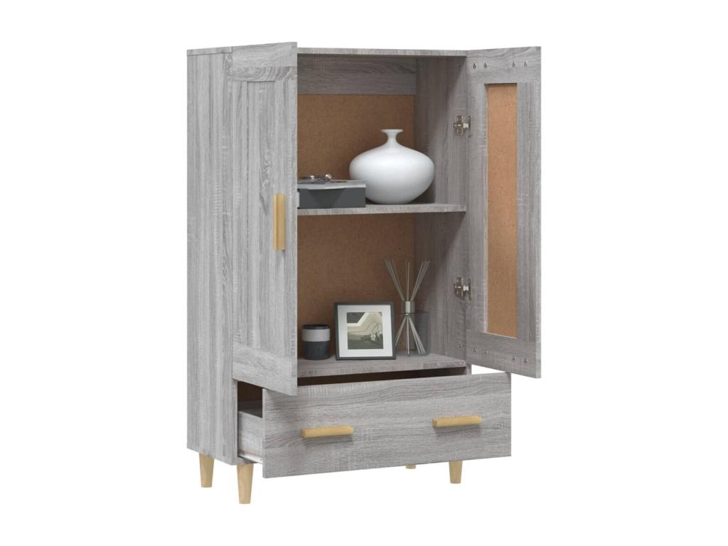 70 x 31 x 115 cm Sideboard Wood Gray
