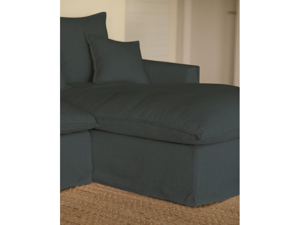 278 x 170 x 95 cm Sectional Sofa Right-facing Blue