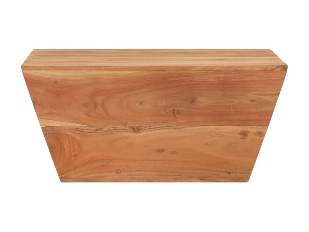 66 x 66 x 30 cm Coffee Table Wood Light Natural