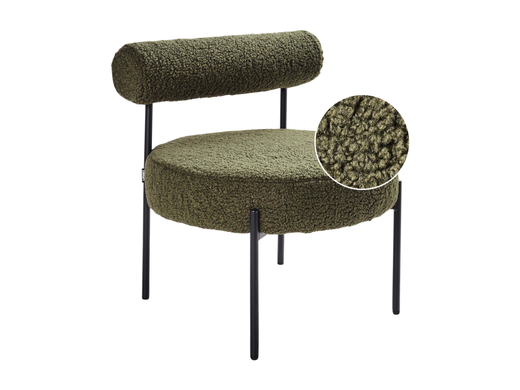 60 x 60 x 66 cm Armchair Green