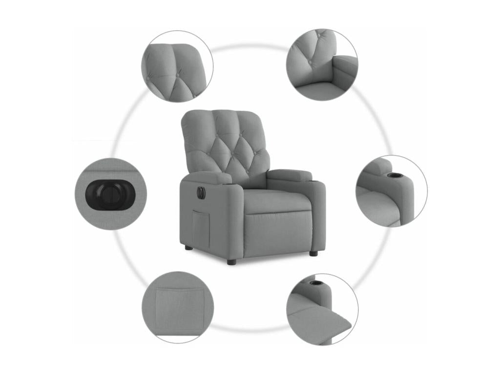 Recliner Fabric Gray