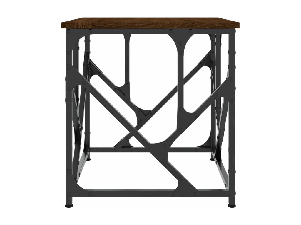 45 x 45 x 47 cm Coffee Table Wood Brown