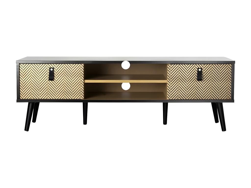 120 x 40 cm TV Stand Wood Beige