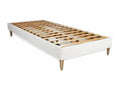 90 x 190 cm Bed Base White