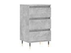 40 x 35 x 70 cm Sideboard Wood Concrete Finish Gray