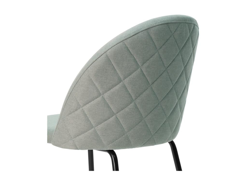 52 x 56 x 78 cm Chair Fabric Metal Green