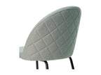 52 x 56 x 78 cm Chair Fabric Metal Green