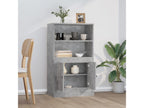 60 x 35.5 x 103.5 cm Sideboard Wood Concrete Finish Gray