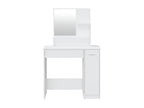 86.5 x 35 x 136 cm Vanity Table Wood White