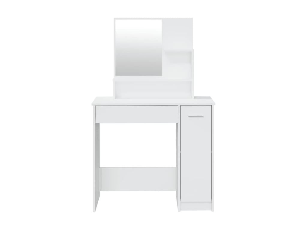 86.5 x 35 x 136 cm Vanity Table Wood White