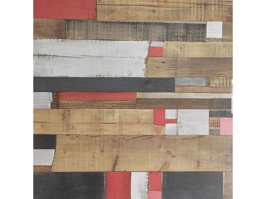 70 x 70 cm Table Wood Multicolor