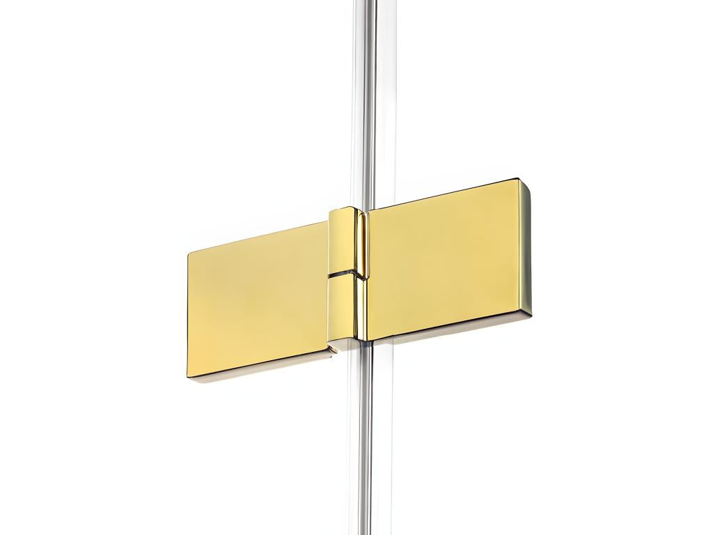 110 x 80 cm Shower Cabin Glass Gold