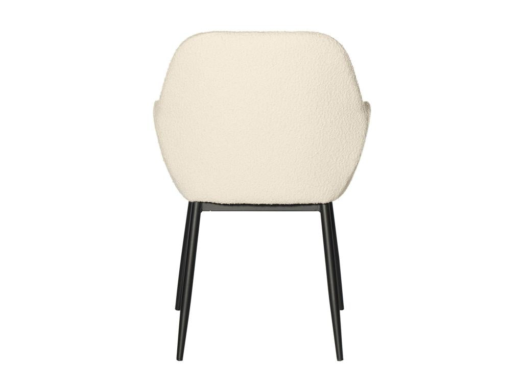 58 x 60 x 84 cm Chair Fabric Metal Beige