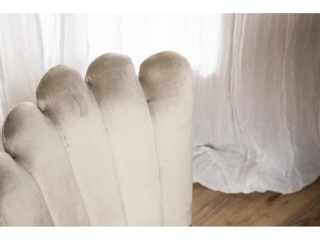 44 x 42 x 82 cm Chair Velvet Beige