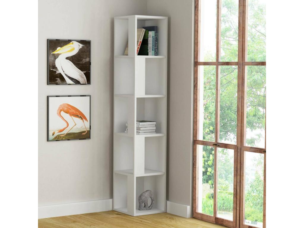 34 x 34 cm Bookshelf Wood White