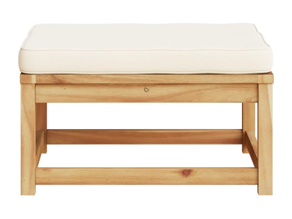 41 x 52 x 80 cm Footstool Solid Wood Brown