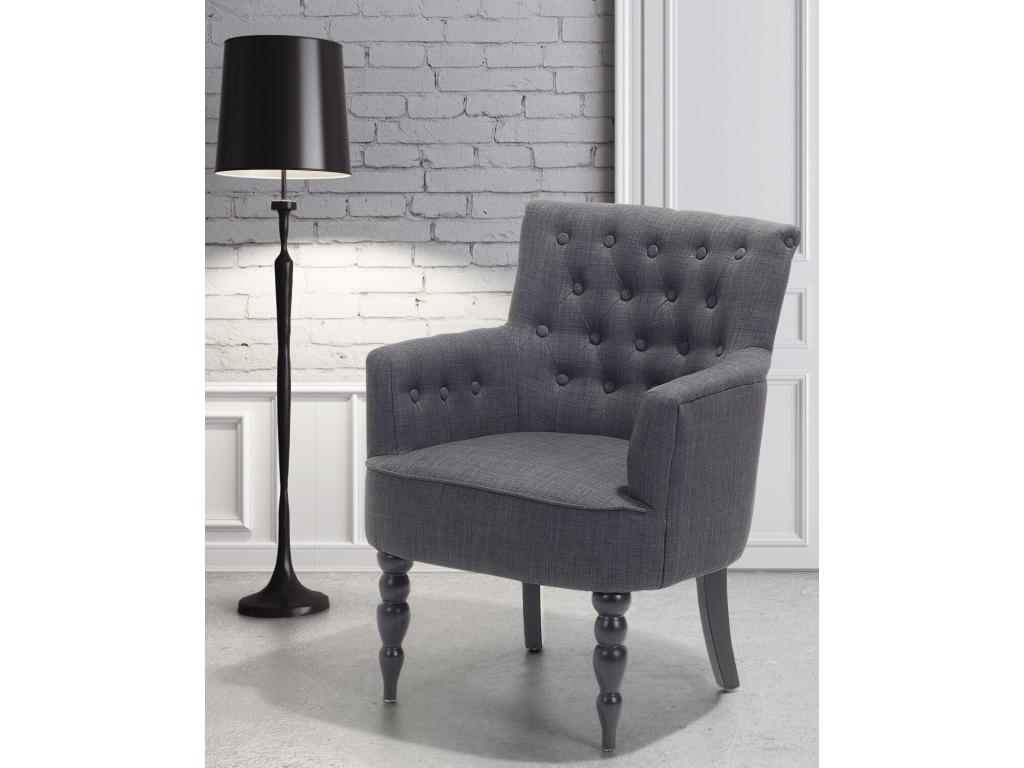 59 x 36 x 85 cm Armchair Fabric Gray